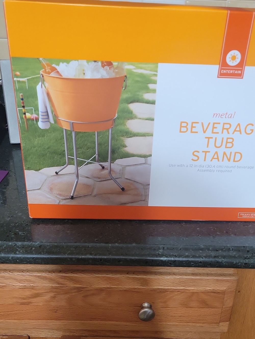 Metal Beverage Stand Without Tub